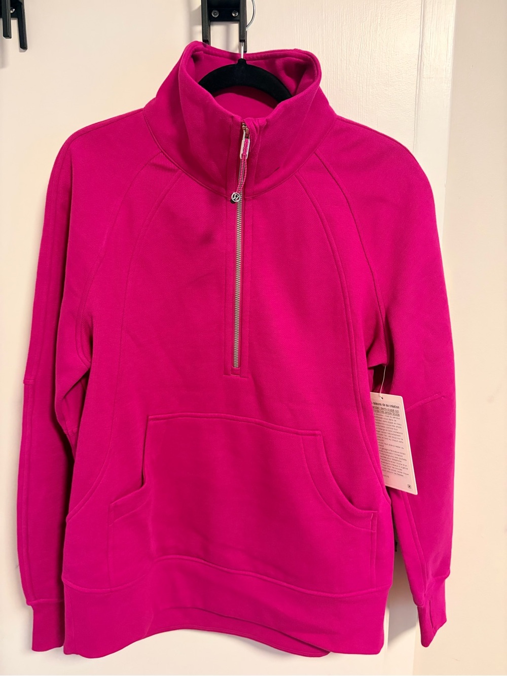 lululemon athletica Bright Fuchsia Half-Zip Pullover